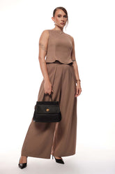 Flared Pants - Brown